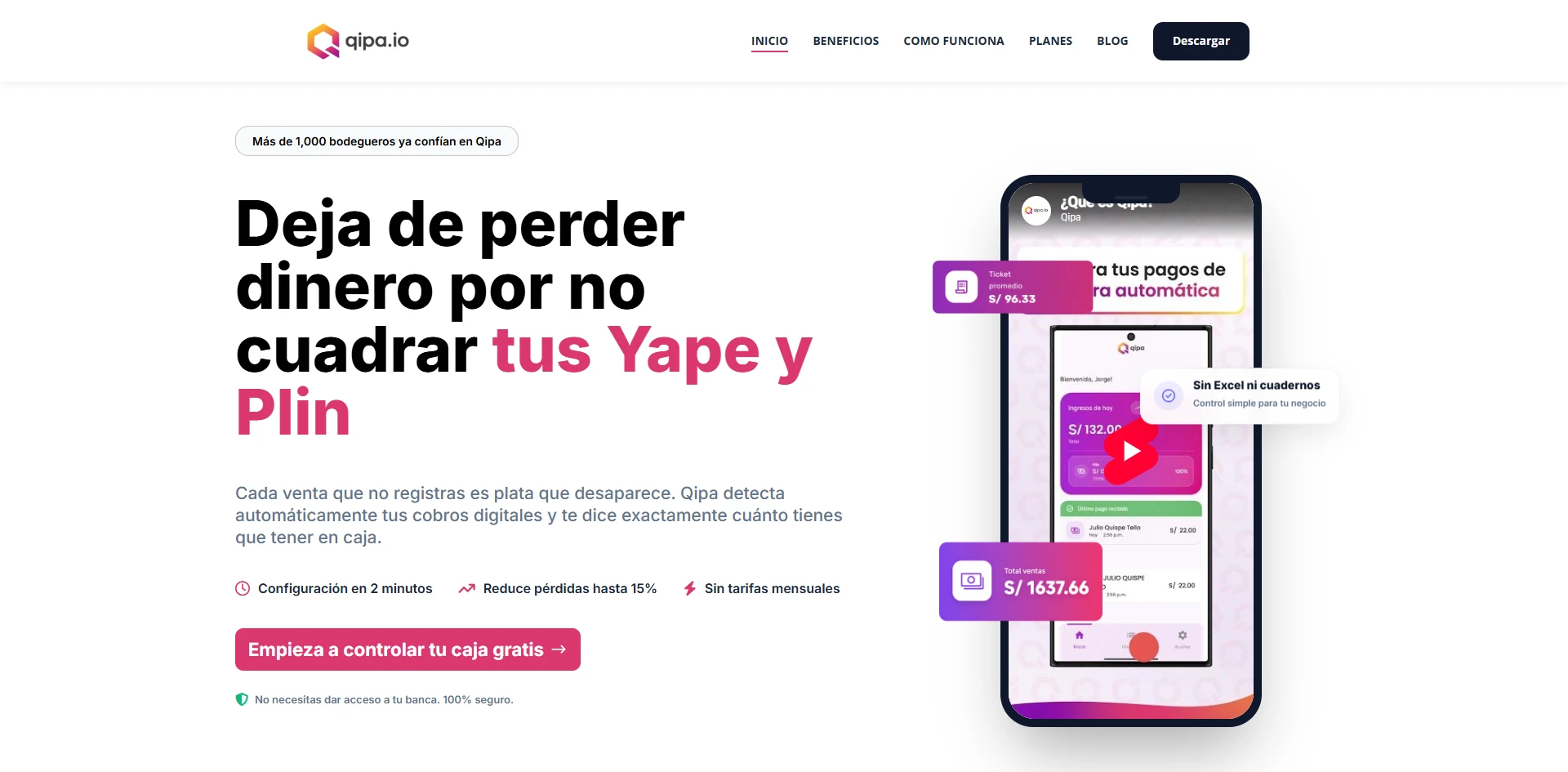 Qipa digital payment application website