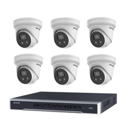 6MP 8CH Hikvision CCTV Kit_ 6x Outdoor Turret Cameras