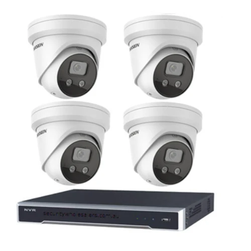 8MP 4CH Hikvision CCTV Kit_ 4x Outdoor Cameras