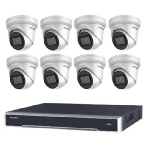 8MP 8CH Hikvision CCTV Kit_ 8x Outdoor Turret Cameras