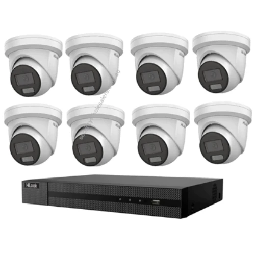 HiLook by Hikvision 8MP IPC-T28H-MU Acusense Kit (Larger Setup)