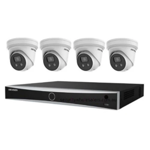 Hikvision 8MP Acusense 4x Outdoor Turret Cameras