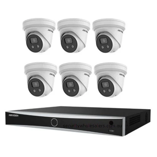 Hikvision 8MP Acusense 6x Outdoor Turret Cameras